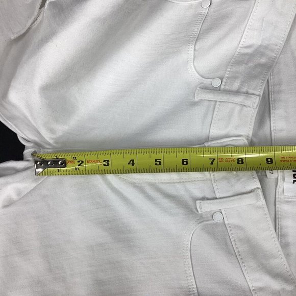 PAIGE Women’s Jimmy Jimmy Skinny Jeans Wreckage Distressed White Size 27 - Picture 5 of 9